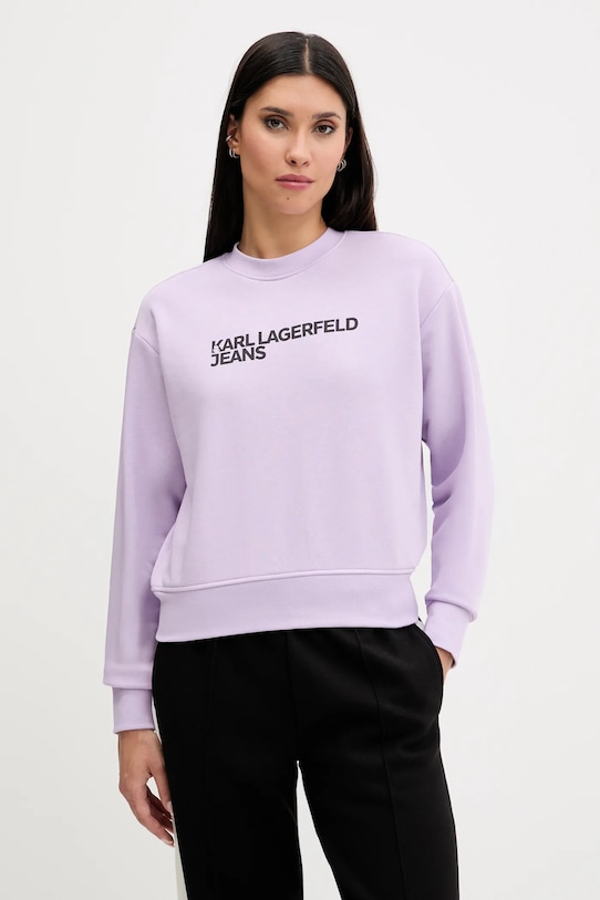 

Толстовка Karl Lagerfeld Jeans, фиолетовый