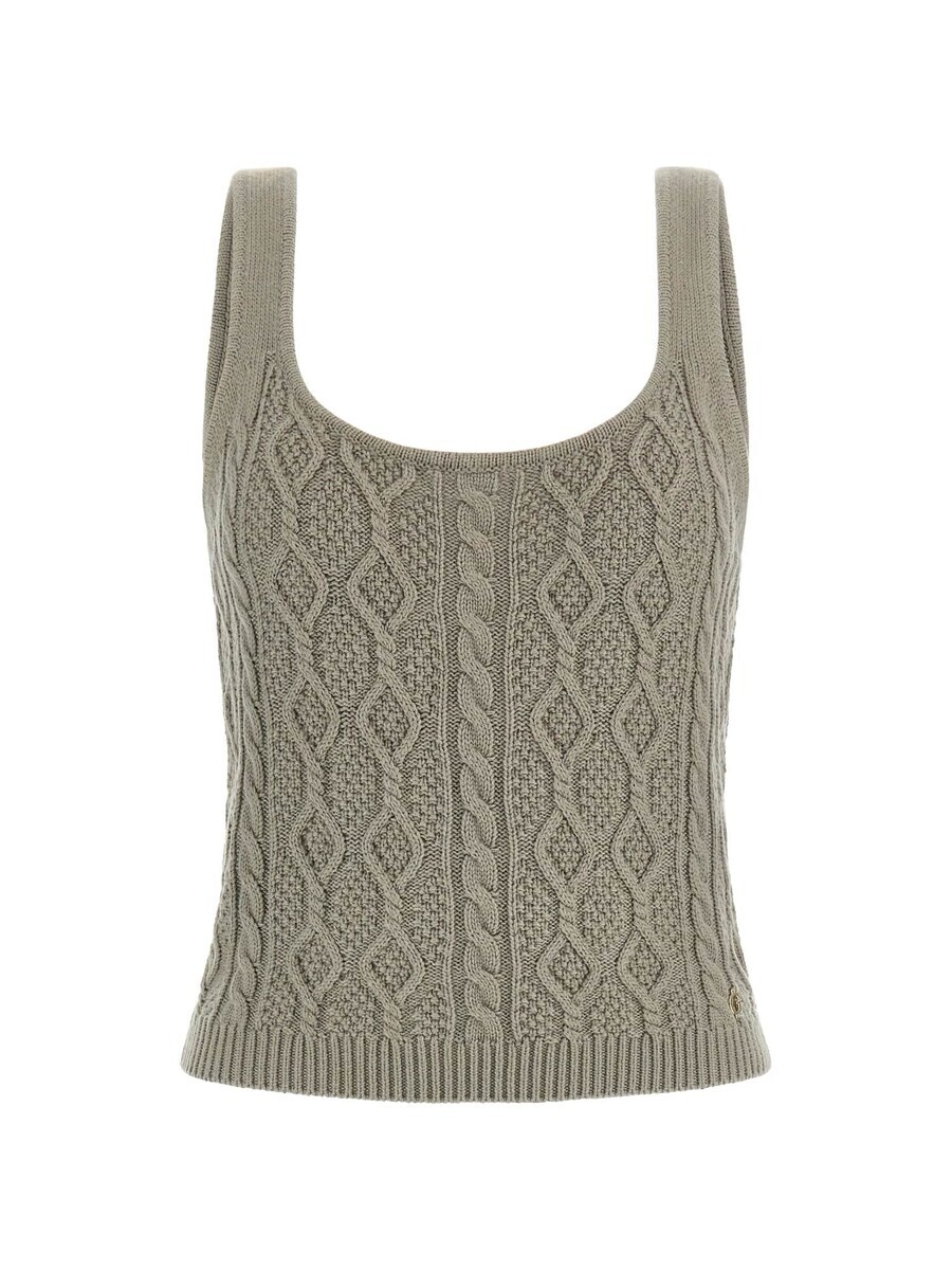 

Топ GUESS Knitted Top, хаки