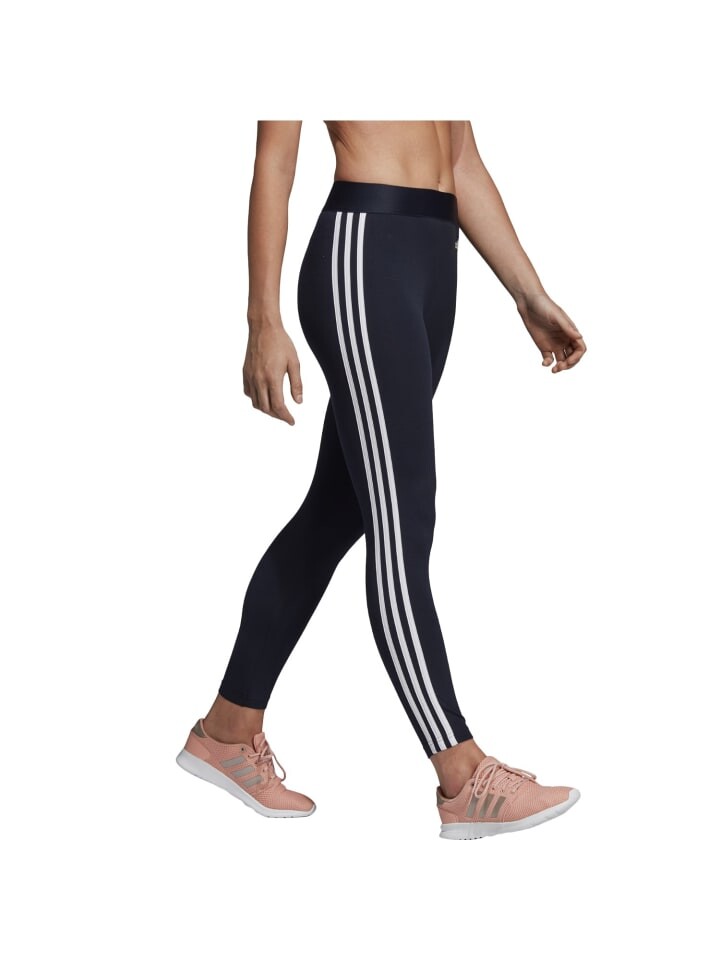 Спортивные и уличные брюки adidas Leggings 3 Streifen, серый — фото 3