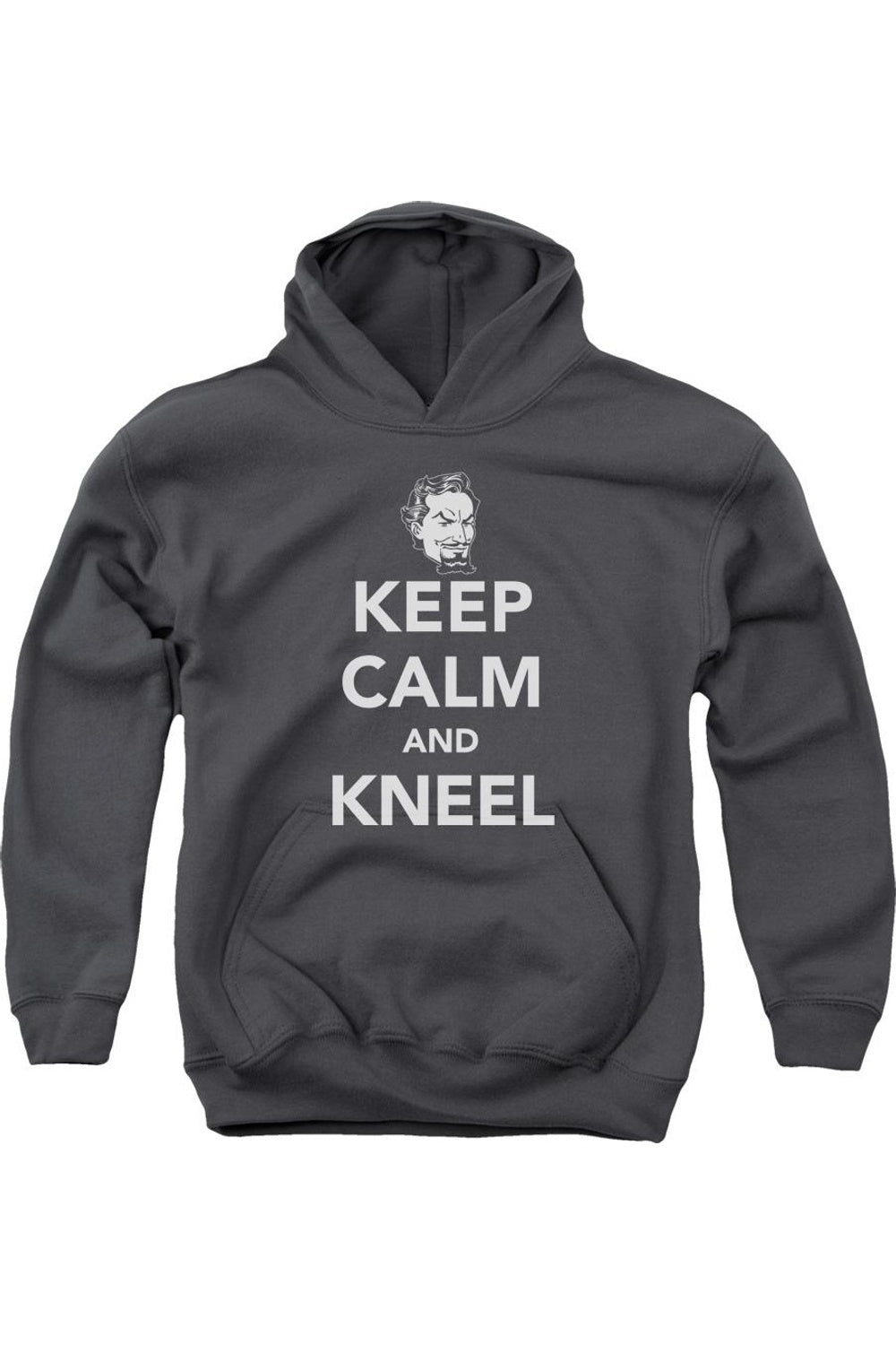 

Толстовка с капюшоном «Keep Calm And Kneel» от DC Comics Gildan, Charcoal