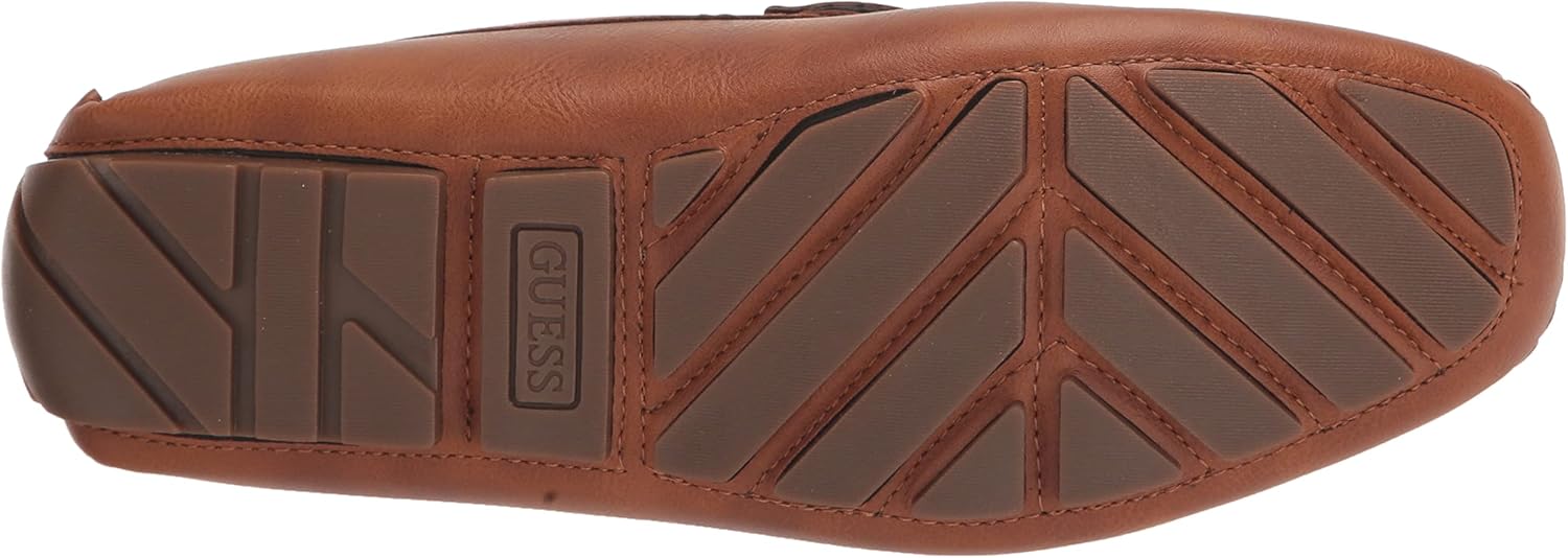 GUESS Мужские туфли-лоферы Aurolo в стиле вождения, Cognac 210 — фото 4