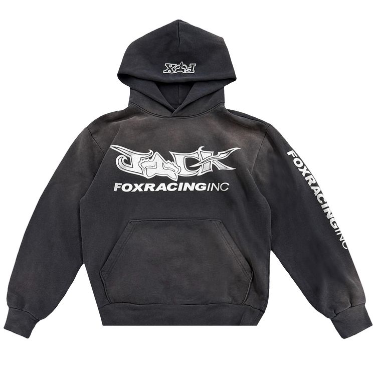 

Худи Cactus Jack by Travis Scott x Fox Racing Hoodie I Black, черный