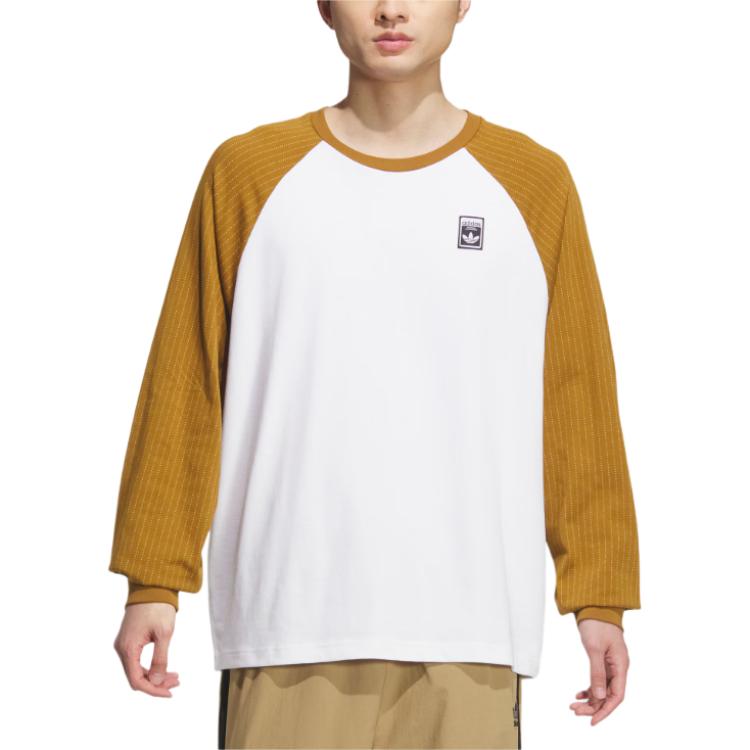 Футболка SS25 WABASH мужская Adidas Originals, белый/бронзовый — фото 2
