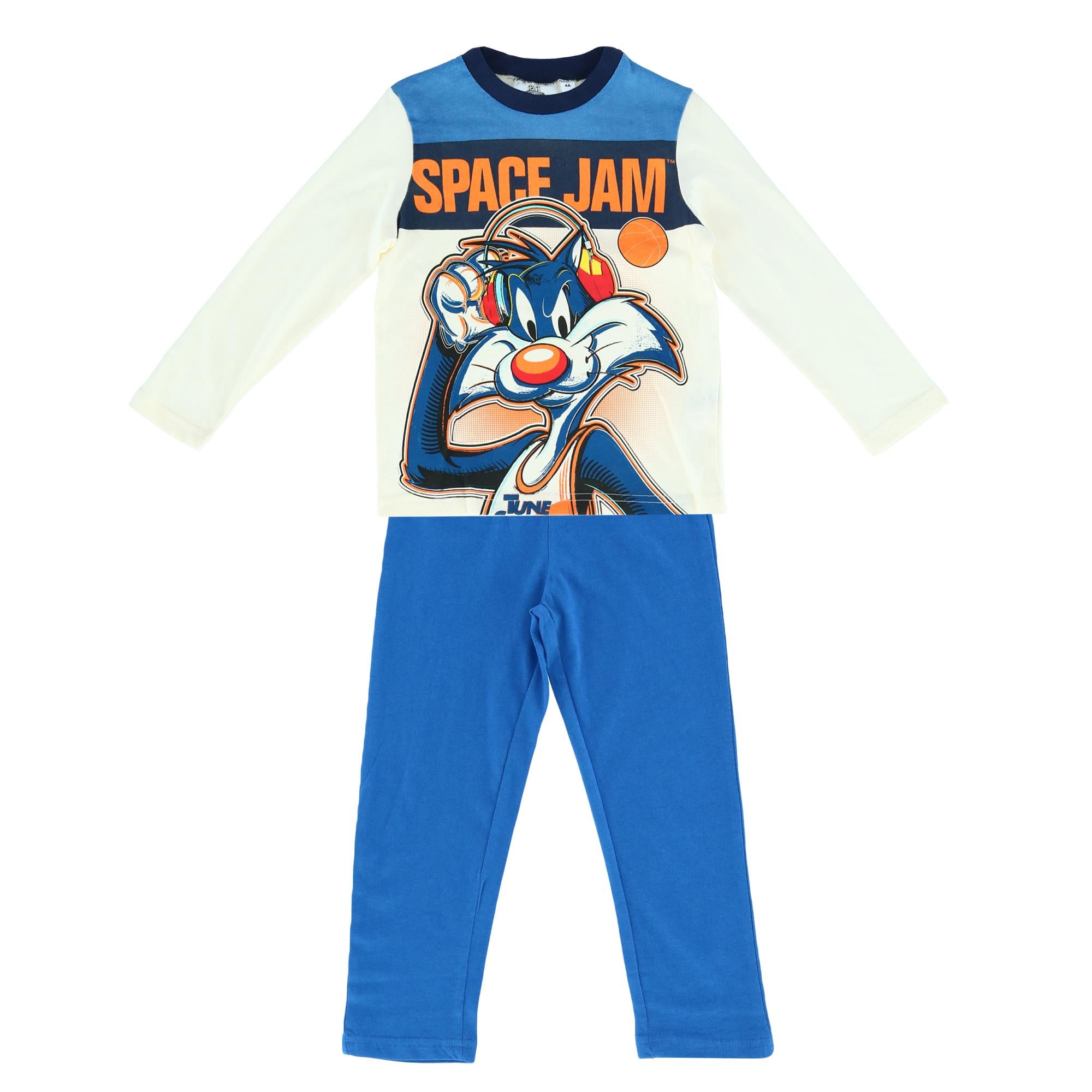 

Длинный пижамный комплект Space Jam для мальчиков Textiel Trade, белый
