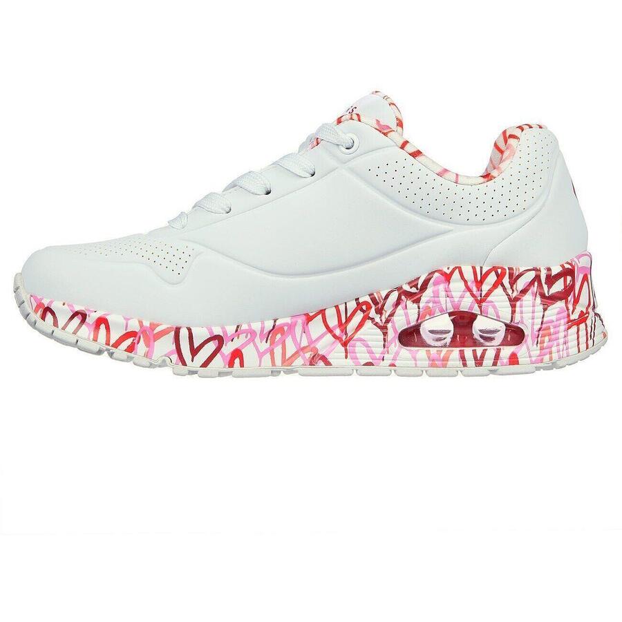 Кроссовки Skechers Uno - Loving Love, розовые, женские — фото 4