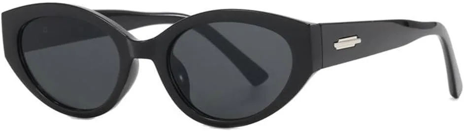 

Новые женские солнцезащитные очки 2025 года в форме «кошачий глаз» с защитой от УФ-излучения UV400, для путешествий, вождения, черные и серые SAGESWA, One Color