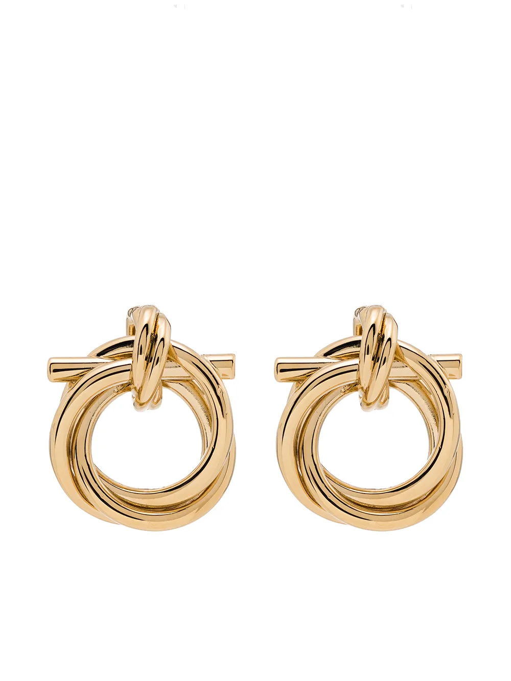 

Серьги-гвоздики Gancini Ferragamo, золотой