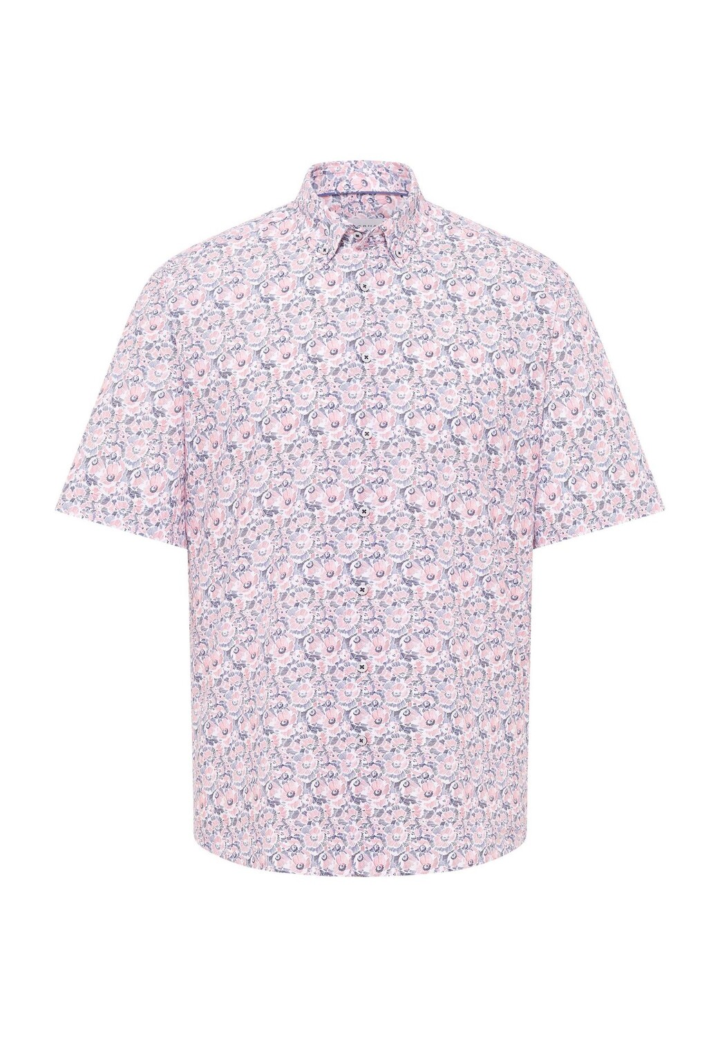

Рубашка из жатого хлопка MODERN FIT ETERNA, красный