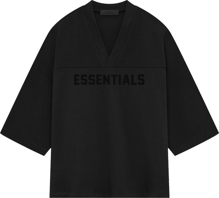 

Футболка Fear of God Essentials Heavy Jersey Football 'Jet Black', черный