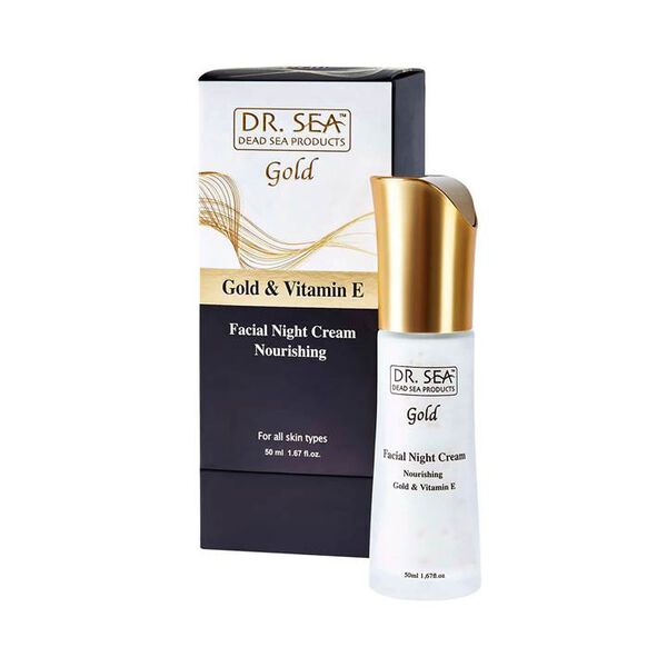 

Питательный ночной крем с золотом и витаминами. е, 50 мл Dr.Sea Gold