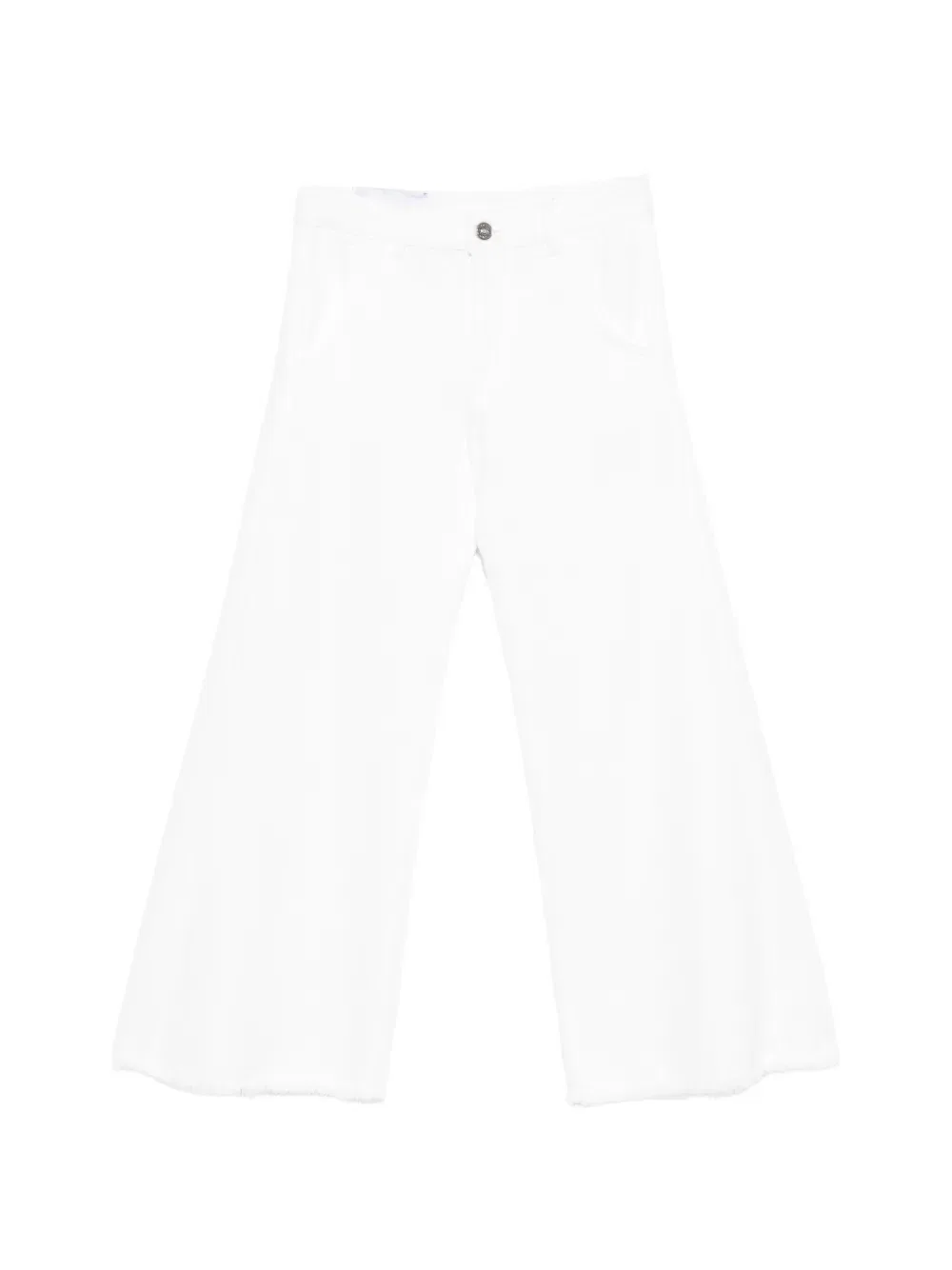 Джинсы Flaire с необработанным краем Dondup Kids, белый