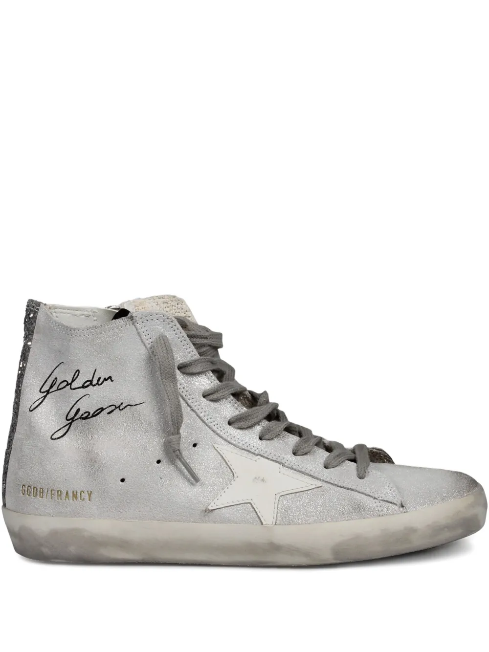 Кеды на шнуровке GOLDEN GOOSE, серый