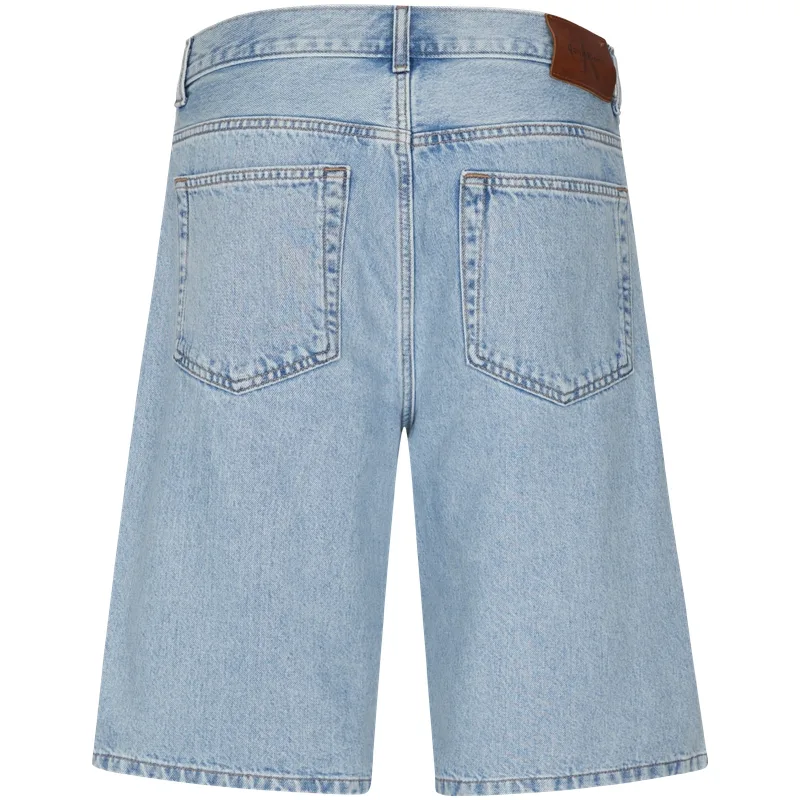 Джинсовые шорты мужские Calvin Klein, WEI-Denim Light Blue — фото 4