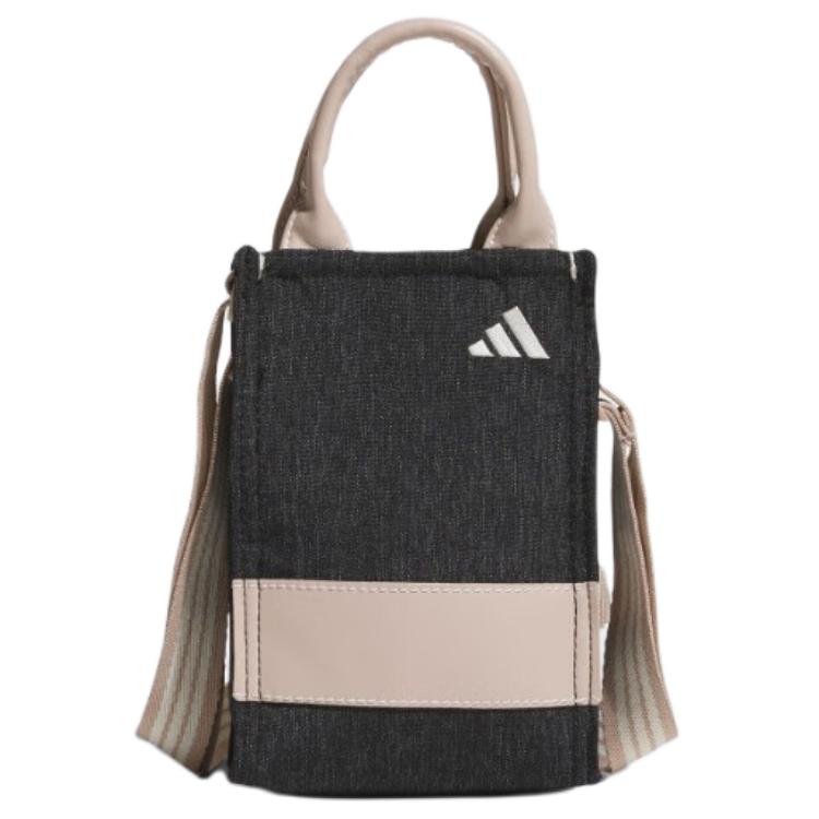 

Adidas Одноплечевая тканевая сумка унисекс черная, Black