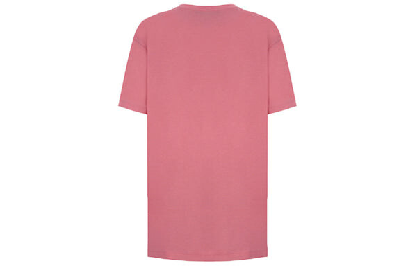 Футболка bronzing alphabet short sleeve pink t-shirt Gucci, розовый — фото 2