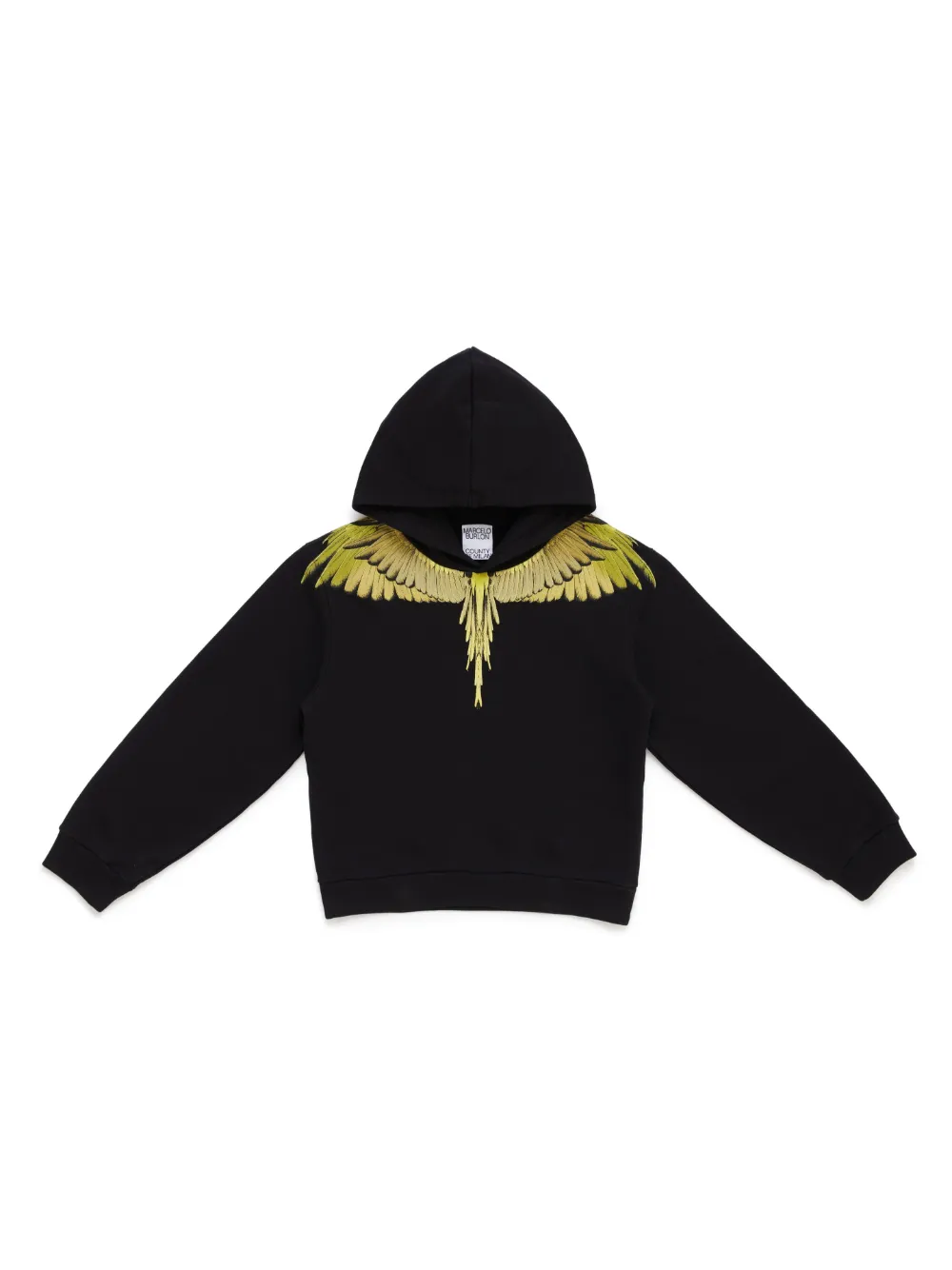 

Худи Icon Wings с графичным принтом Marcelo Burlon County Of Milan Kids, черный