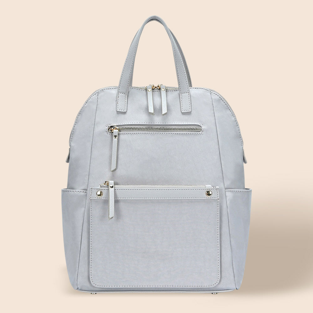 

Сумка-рюкзак на колесиках с жесткой спинкой FASHNZFAB, серый