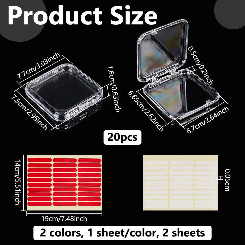 Набор коробок для накладных ногтей nbeads Press on Nail Boxes, 20 шт. Nbeads — фото 2