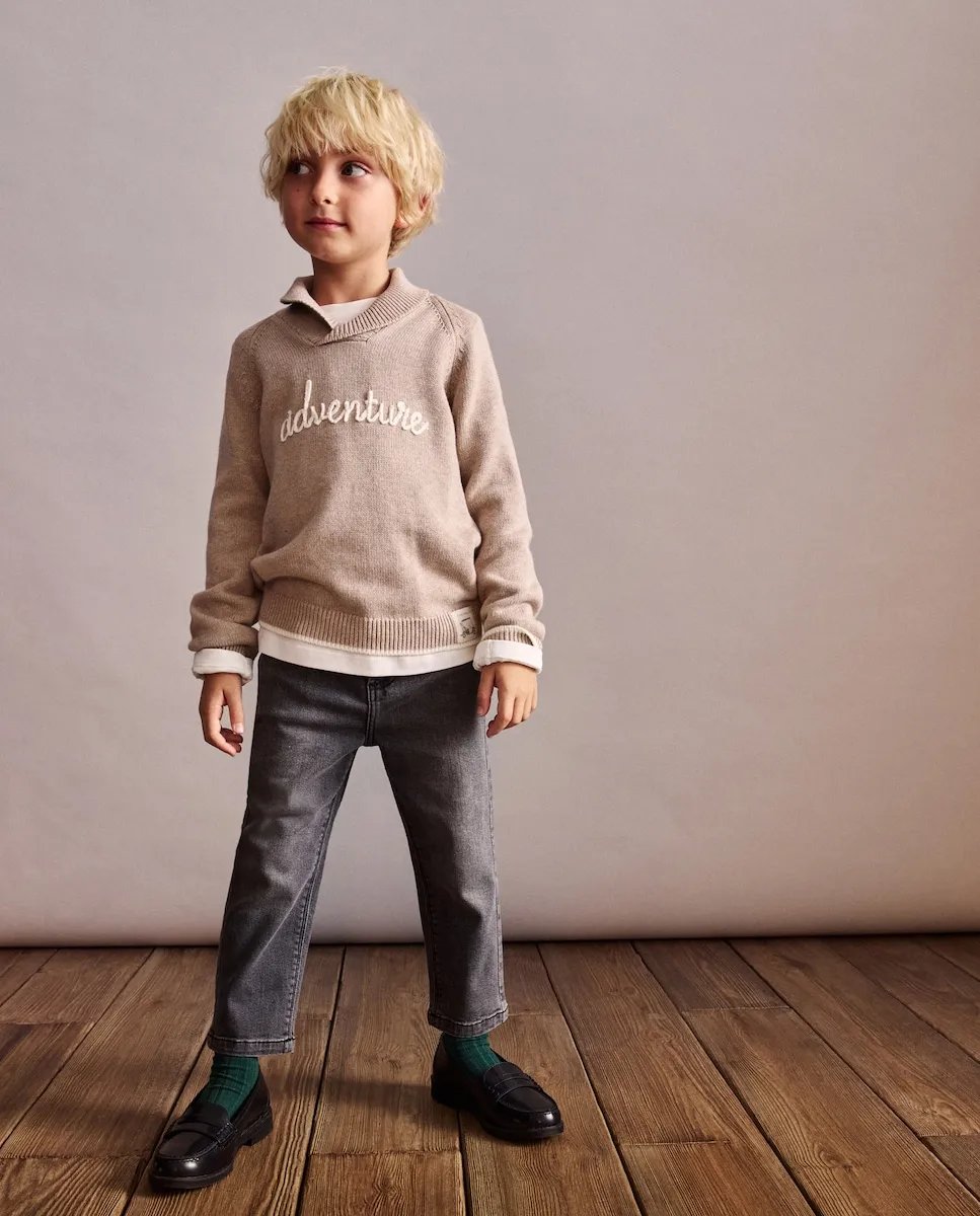 

Джинсы прямого кроя для мальчика Coconut El Corte Inglés, серый