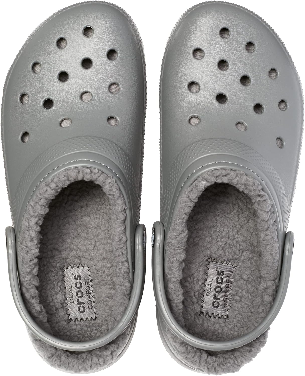 Классические сабо Crocs унисекс для взрослых, серый — фото 4