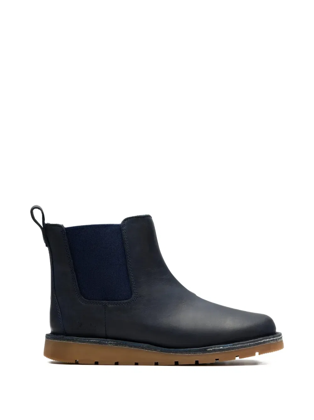 Ботинки на молнии до щиколотки Clarks Kids, синий — фото 2
