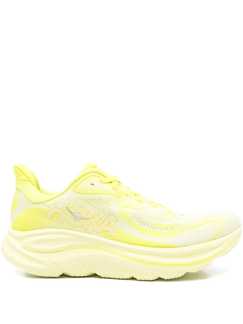 

Кроссовки из сетчатого материала на шнуровке Hoka, желтый