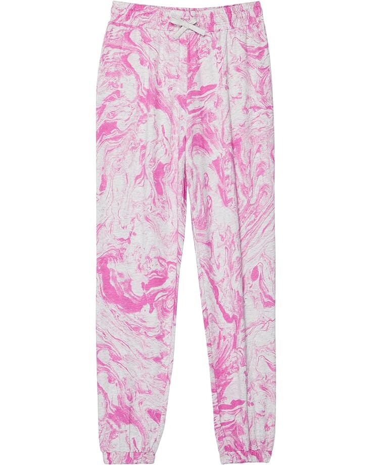 

Брюки Splendid Littles Marble Joggers, цвет Malibu Pink Marble
