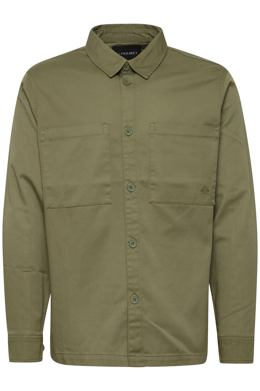 

Куртка классического кроя для межсезонья 11 Project, темно-зеленый