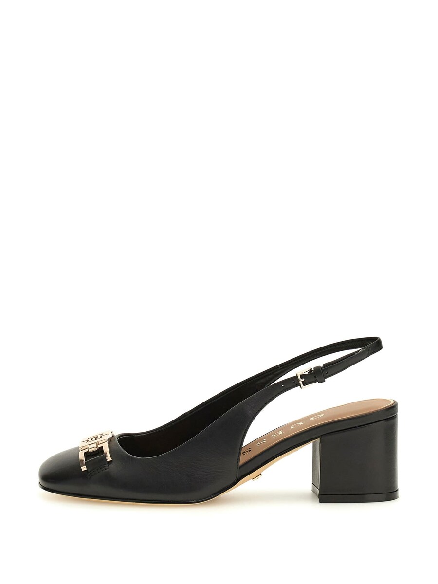 Туфли-лодочки с открытой пяткой GUESS Calide, Black