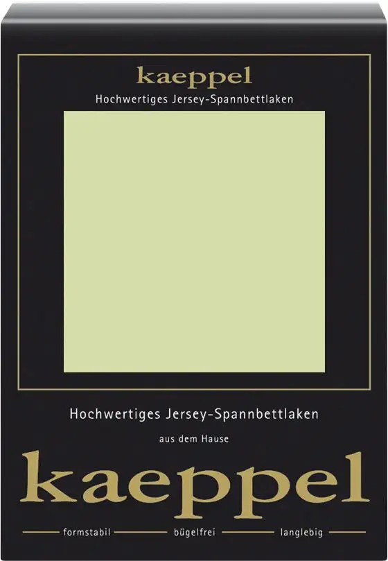 

Простыня Kaeppel Single Jersey Mako Elastane, изготовлена ​​из 97 % хлопка и 3 % эластана 180-200х200 см, 1 шт., цвет hellreseda