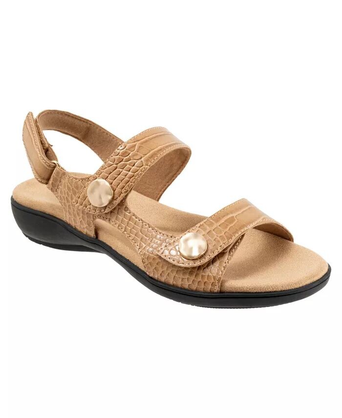 Сандалии Romi Croco Trotters, коричневый