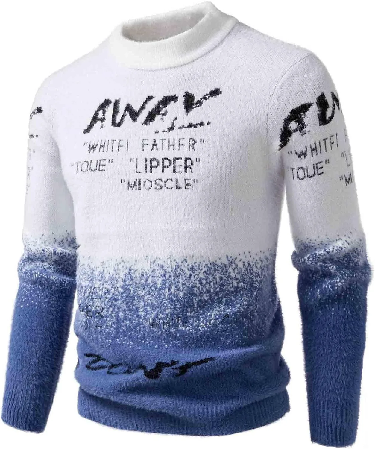 

Мужской свитер с длинным рукавом Slim Fit