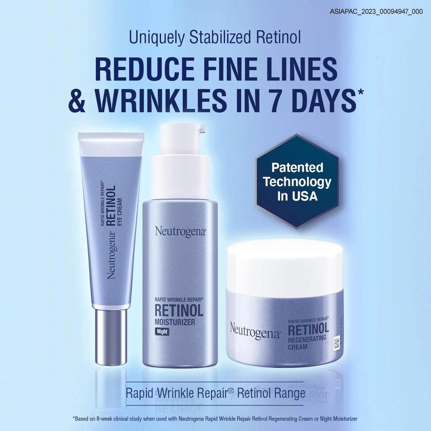 Набор Neutrogena — Дневной крем Rapid Wrinkle Repair Regenerating Cream 1.7oz Medium, набор 3 шт — фото 4