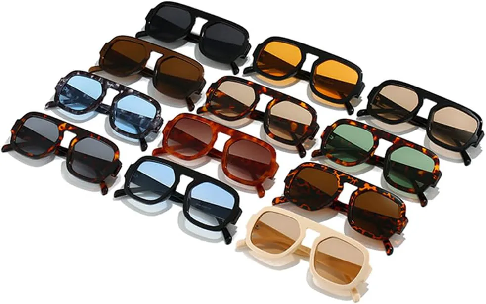 

Ретро солнцезащитные очки для женщин, модные градиентные оттенки, защита от УФ-излучения UV400, для мужчин, панк, сине-зеленые солнцезащитные очки TKKTLLT, Black Grey