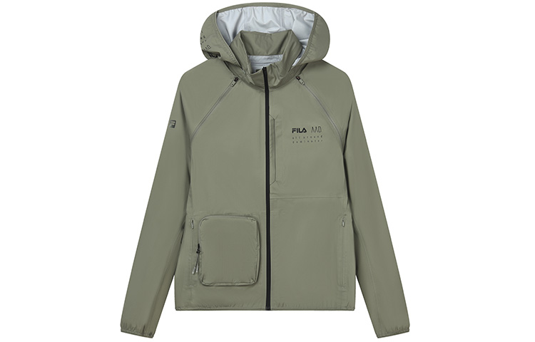 

Атлетические куртки мужские хаки FILA, зеленый