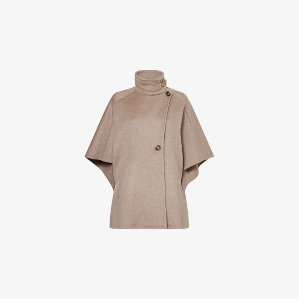 

Пальто-накидка Max Mara из кашемира, бежевый