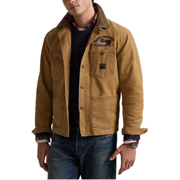 Куртка мужская хаки Polo Ralph Lauren — фото 4