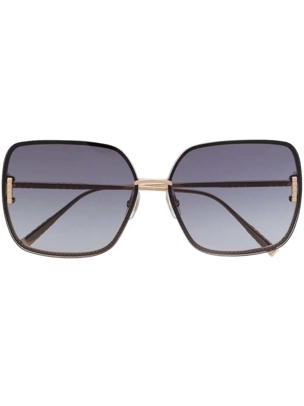 

Солнцезащитные очки в квадратной оправе Chopard Eyewear, черный