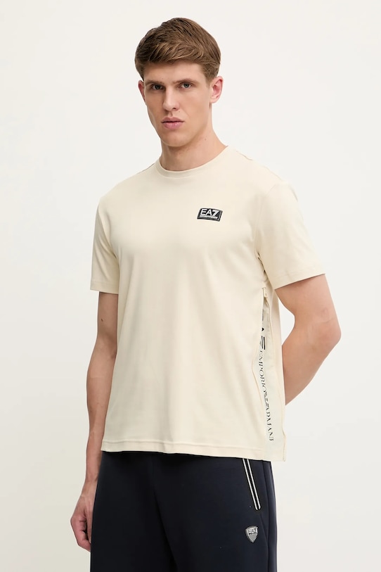

Футболка Ea7 Emporio Armani, бежевый