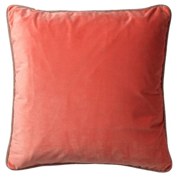 

Декоративная подушка Dutch Decor Finn mit Glitzerrand, 45x45x45 см цвет koralle