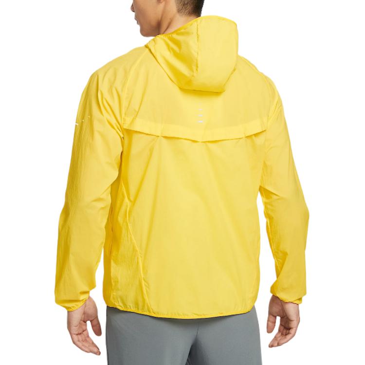 Nike Куртка Stride Repel мужская светящаяся желтая, Glowing Yellow — фото 3