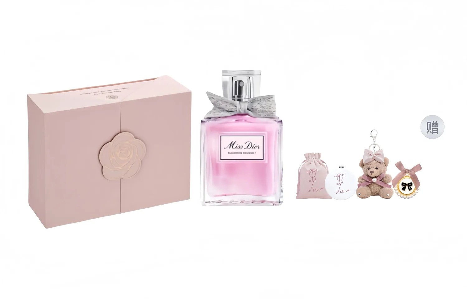 DIOR Набор духов Floral Sweetheart Beloved, туалетная вода цветочная, Floral Sweetheart 50ml Perfume+Luxury Pamper Four-Piece Set Gift Box