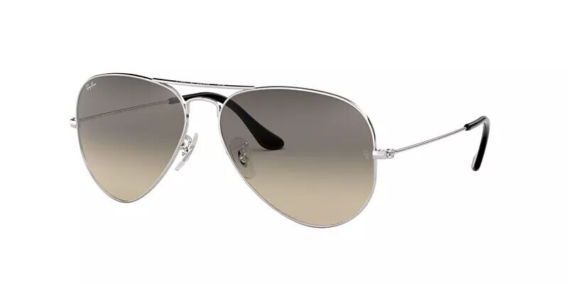 

Большие солнцезащитные очки Ray-Ban Aviator с металлическим градиентом
