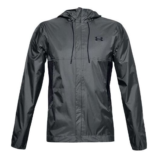 

Куртка cloudburst shell waterproof jacket 'pitch grey' Under Armour, серый