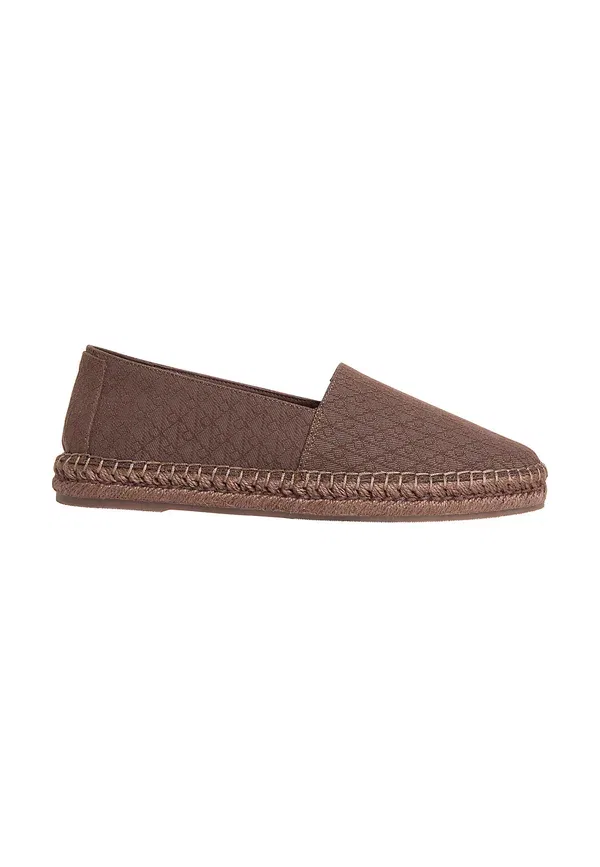 Туфли-эспадрильи Carlos emblem logo espadrilles Calvin Klein, коричневый