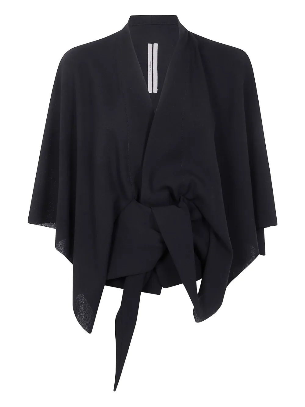 

Кейп с завязками Rick Owens, черный