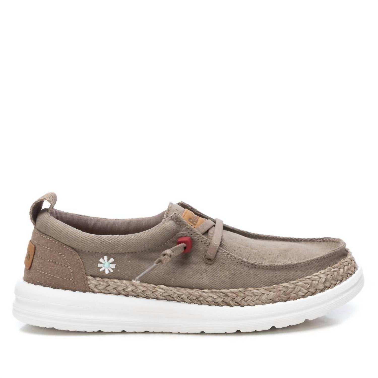 Женские лоферы Dockside из ткани в цвете таупе Xti, Taupe