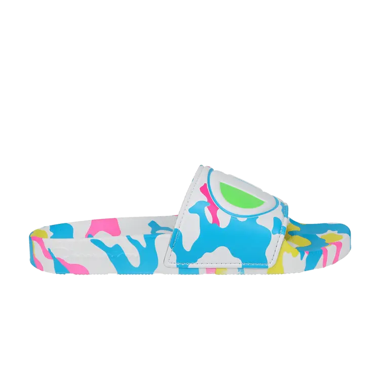 

Кроссовки Champion IPO Camo Slide Kids White Multi, разноцветный