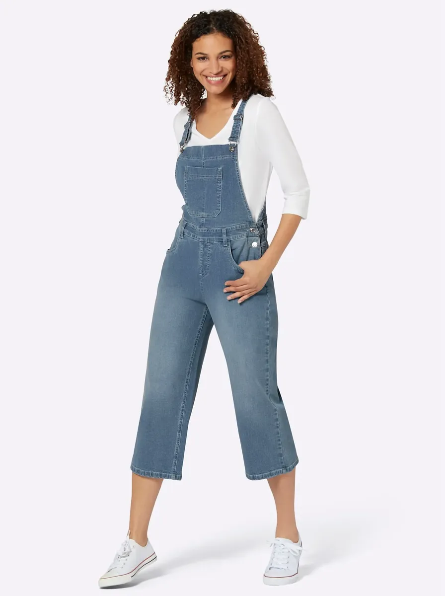 

Джинсовый комбинезон Casual Looks (1 шт.), цвет Blue-Bleached