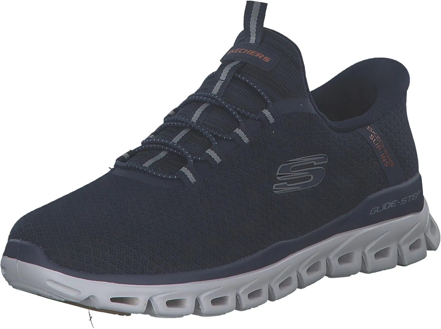 Мужские кроссовки Skechers Glide-Step Noxus Hands Free без шнурков, Navy Xsp